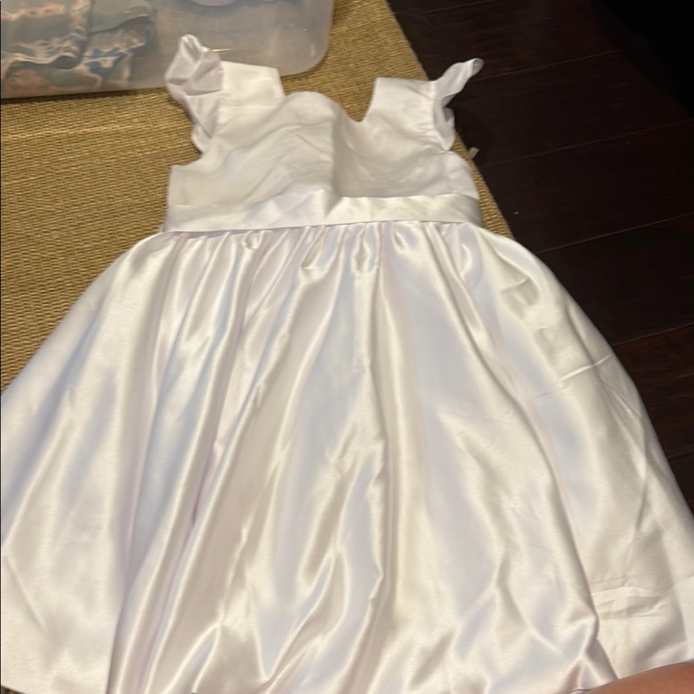 Elegant White Kids Dress